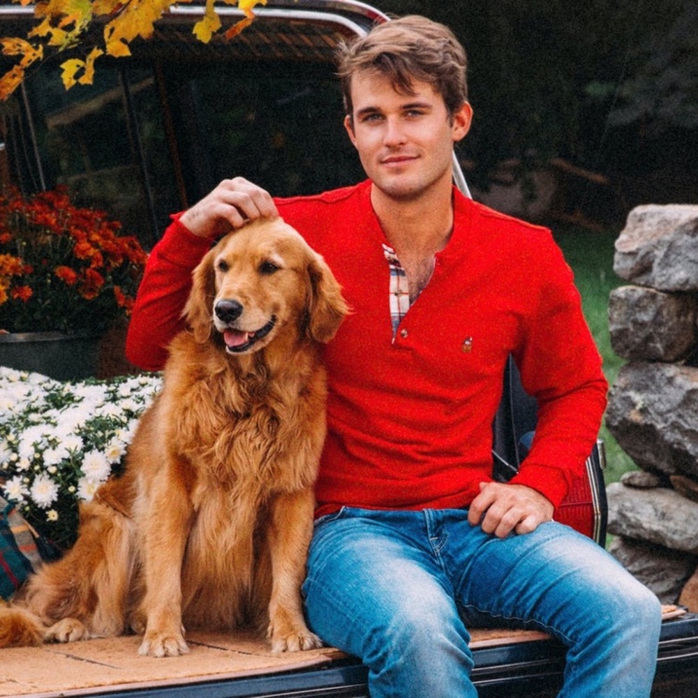 Kiel James Patrick Cozy Cabin Henley red sz L